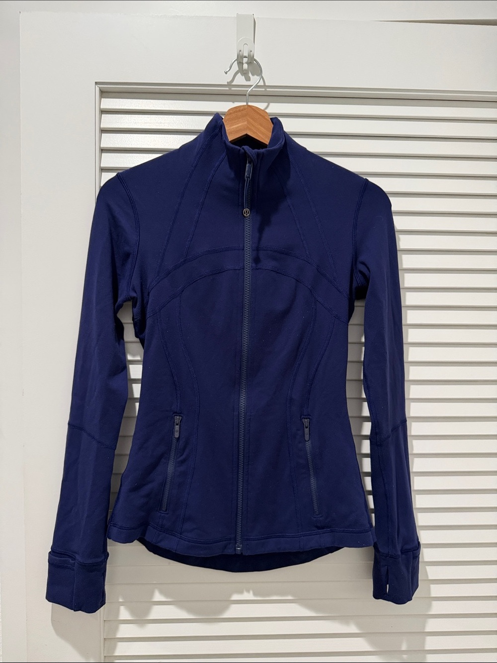 lululemon athletica Navy Full-Zip Athletic Jacket